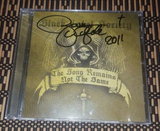 The Song Remains Not The Same By Black Label Society Zakk Wylde Autographed Cd