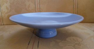 Vintage Vernon Kilns Modern California Blue Footed Compote,  Bowl,  Outstanding