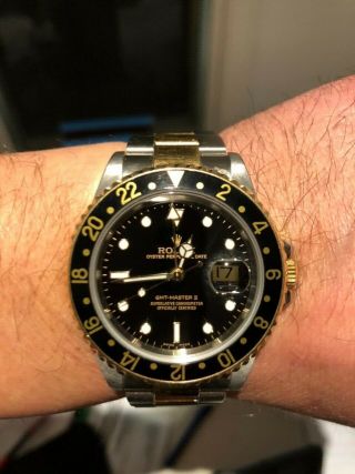 Rolex Gmt Master Ii Ss & Yellow Gold