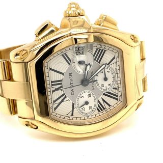 Cartier Roadster Chronograph Xl 18ct Gold