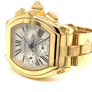 Cartier Roadster Chronograph XL 18ct gold 2
