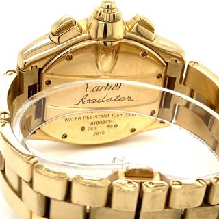Cartier Roadster Chronograph XL 18ct gold 3