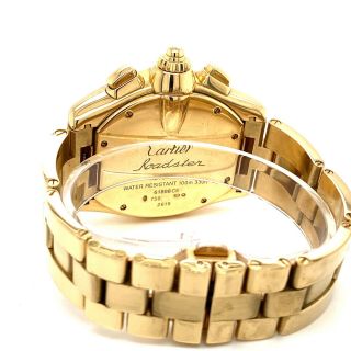 Cartier Roadster Chronograph XL 18ct gold 4