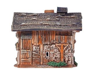 Ceramic Cone Incense Burner Miniature of the farmhouse in South Tyrol ™ Midene 3