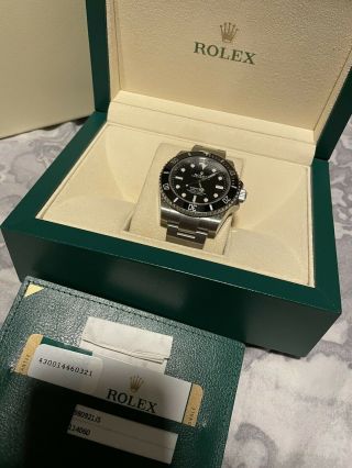 Rolex Submariner 114060 No Date Ceramic Stainless Steel Box Papers Full Set