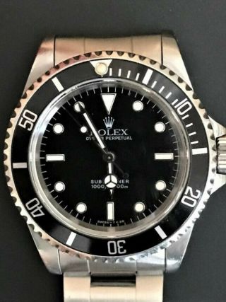 Rolex Submariner Oyster Perpetual No Date.  Reference W838234.  Model 14060.