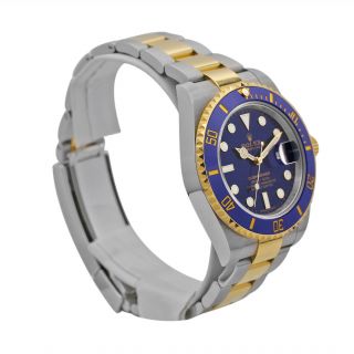 Mens ' Rolex Submariner Date 40,  Steel,  18k Yellow Gold,  Blue dial,  116613LB 6