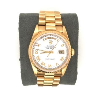 Rolex Day Date 18238 Double Quick 18k Yellow Gold 36mm Automatic Watch