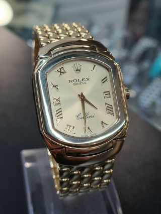 Rolex Cellini Solid 18k Gold Watch 4