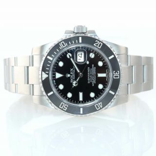 2020 Rolex Submariner Date 116610 Steel Black Ceramic Bezel Watch Box 2