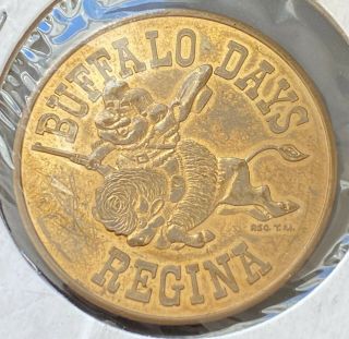 1967 Regina Saskatchewan $1 Trade Dollar - Buffalo Days Centennial