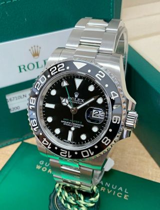 Rolex GMT Master II 116710LN 40mm Black Dial Ceramic Bezel 2016 WITH PAPERS 6