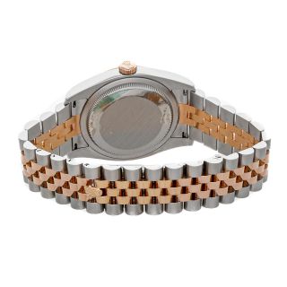 Rolex Datejust Auto 36mm Steel Gold Diamonds Mens Jubilee Bracelet Watch 116201 5