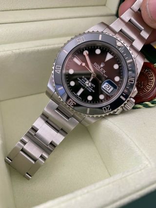 Rolex 116610ln Black Ceramic Submariner Stainless Steel Watch With Date Random