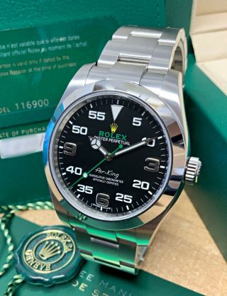Rolex Air King 116900 40mm Black Dial 2020 With Papers 2020 Unworn