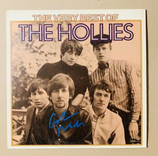 Graham Nash Hand Signed Lp The Very Best Of The Hollies Vintage 60 