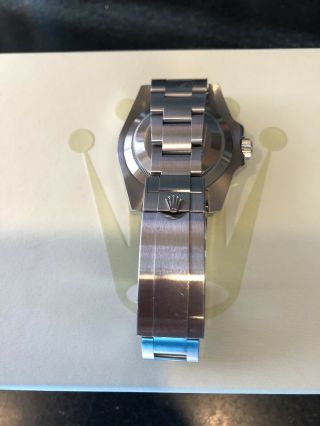 Rolex Submariner Date Stainless Steel Watch Black Dial Bezel Mens Sub 5