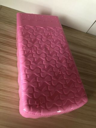 2015 Barbie Dream House Replacement Bed,  Pillow,  and Blanket Pink 3