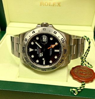 Rolex Explorer II 216570 42mm Black Dial 2013 With Papers SERVICED BY ROLEX 2