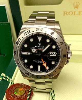 Rolex Explorer II 216570 42mm Black Dial 2013 With Papers SERVICED BY ROLEX 3