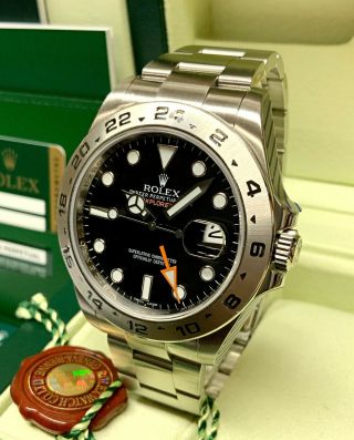 Rolex Explorer II 216570 42mm Black Dial 2013 With Papers SERVICED BY ROLEX 4