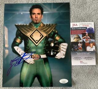 Jason David Frank Signed Autographed 8x10 Photograph Green Power Ranger Jsa