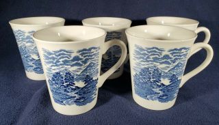 Royal Warwick Lochs Of Scotland – Set (5) Coffee Mugs – Loch Duich
