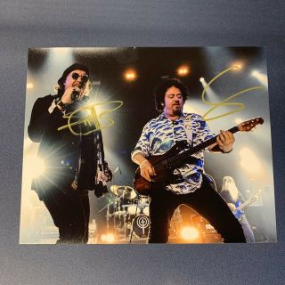 Steve Lukather & Joseph Williams Signed 8x10 Photo Autographed Toto Band