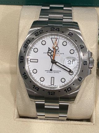 Rolex Explorer II 216570 Stainless Steel White Dial 42MM Watch 2020 2