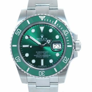 2020 DISCONTINUED Rolex Submariner Hulk 116610LV Green Ceramic Watch Box 4