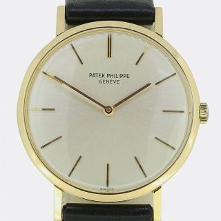 Vintage 1960s Patek Philippe Gents Wristwatch 18ct Yellow Gold
