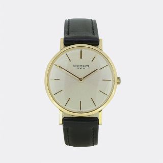 Vintage 1960s Patek Philippe Gents Wristwatch 18ct Yellow Gold 2