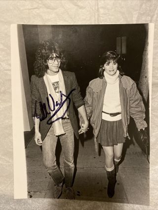 Edward Van Halen Signed 8x10 Photo Eddie Autographed 1983 Valerie Bertinelli La