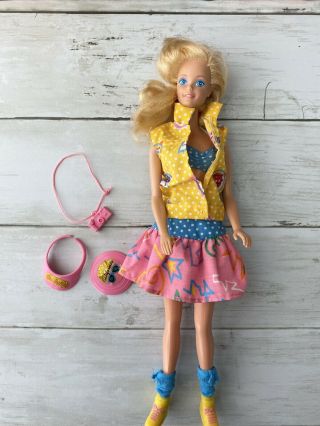 80s Barbie Doll 1987 California Dreams 4439 Clothes With Accessories