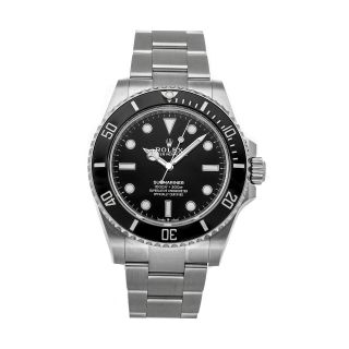 Rolex Submariner No Date Auto 41mm Steel Mens Oyster Bracelet Watch 124060