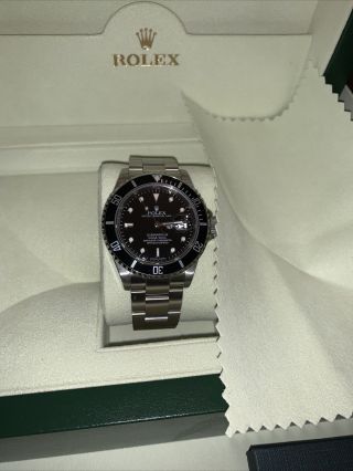 Rolex Submariner 16610 40mm Stainless Steel 2008 Engraved Box/paper/wty 674 - 1