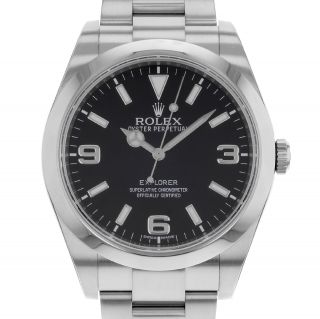 Rolex Explorer 214270 Black Dial Stainless Steel Automatic Mens Watch 2