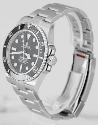 DECEMBER 2020 Rolex Submariner 41mm No - Date Black Ceramic Watch 124060 LN 2