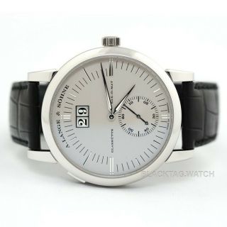 A.  Lange & Sohne Grand Langematik Wristwatch 309.  025 Platinum