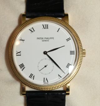 Patek Phillippe Calatrava 3919J 18k Gold Watch - 2