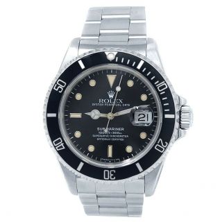 Rolex Submariner Stainless Steel Oyster Automatic Black Men 