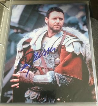 Russell Crowe Hand Signed Autographed 8x10 Photo With