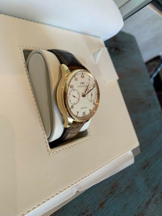 IWC Portuguese 7 Day Power Reserve 5001 - 13 Chronometer 18K Rose Gold - Box/Papers 3