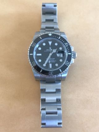 Rolex Oyster Perpetual Submariner Date 40mm 116610ln Black And Stainless