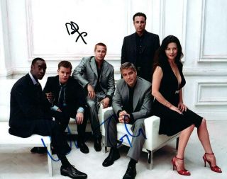 Brad Pitt Matt Damon George Clooneysigned 8x10 Picture Autographed Photo Pic