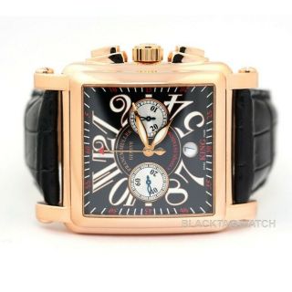 Franck Muller Conquistador King Cortez Chronograph Wristwatch 10000 K Cc Gold