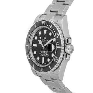 Rolex Submariner Date Auto 40mm Steel Mens Oyster Bracelet Watch 116610LN 3