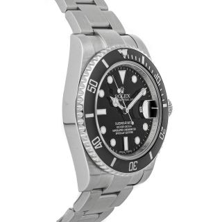 Rolex Submariner Date Auto 40mm Steel Mens Oyster Bracelet Watch 116610LN 4