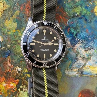 Rolex Submariner Ref.  5513 T Matte Dial Vintage Watch 100 1970 Diver