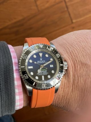 Rolex Sea - Dweller Deepsea James Cameron D Blue Men ' s Watch 116660 6